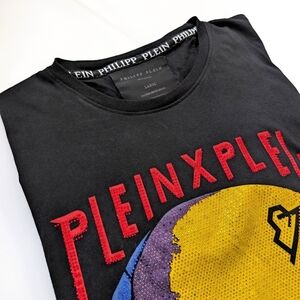 Philipp Plein Men's Limited Edition Rhinestones Skull Designer Edgy Glam - Large